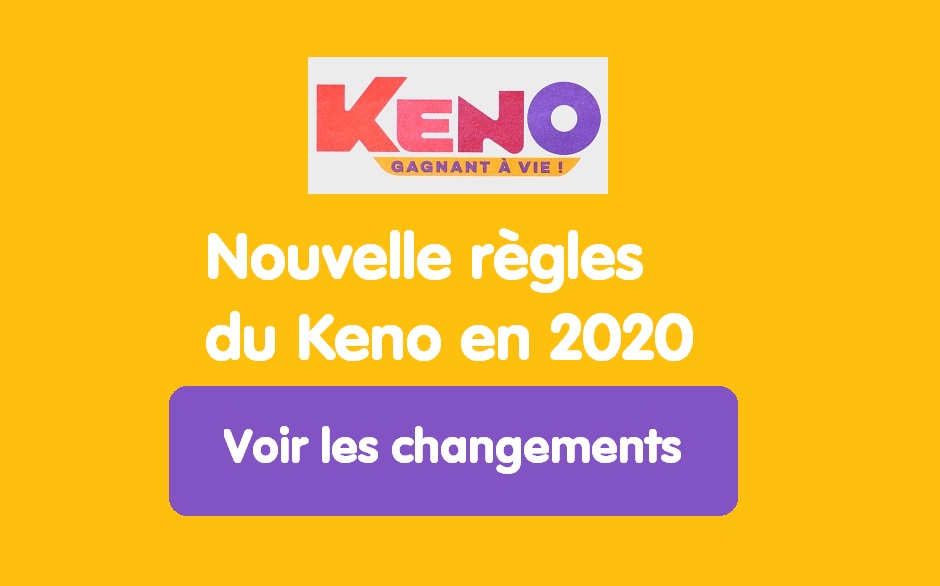Nouvelles règles du Keno FDJ : tous les changements pour les joueurs en 2020