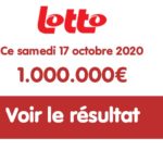 Résultat Lotto Belge du samedi 17 octobre 2020 : pas de millionnaire au tirage