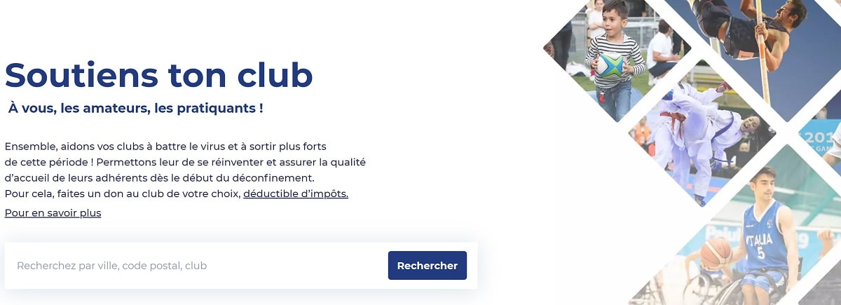 Soutien ton club : opération de la Fondation du sport français