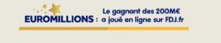 EuroMillions FDJ : le record de 200 millions d&rsquo;euros français payé à un gagnant retraité du Sud de la France
