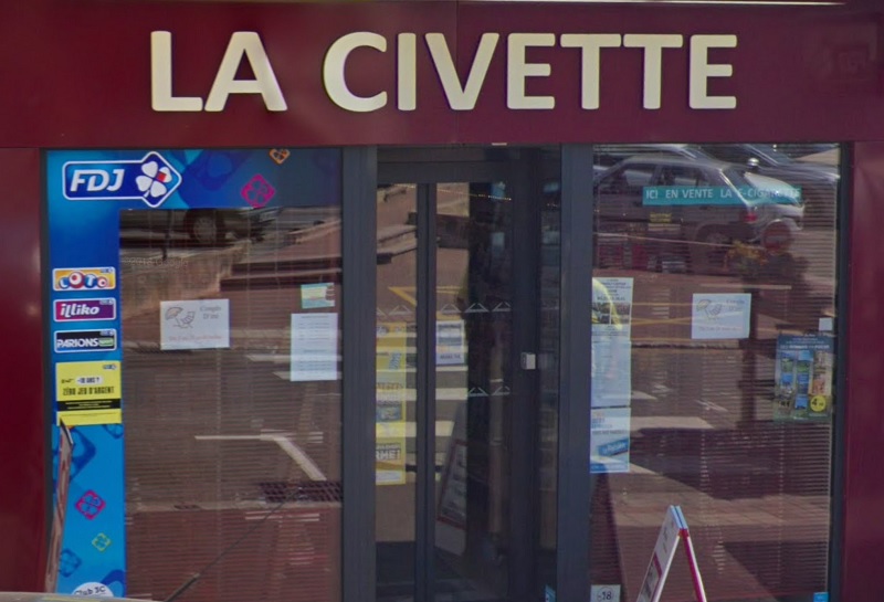 La Civette à Epernon où la grille gagnante My Million a été gagnante