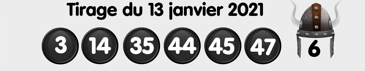 resultat viking lotto mercredi 13 janvier 2021