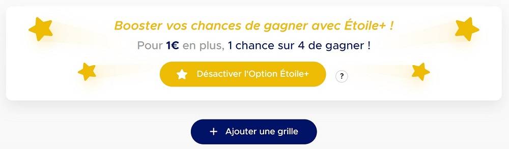 Option de jeu Etoile+