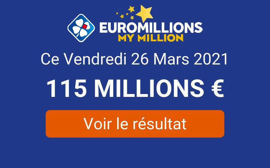 Résultats EuroMillions du mardi 10 août 2021