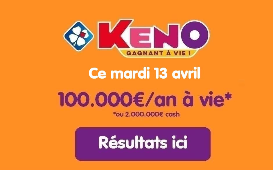 Resultats Keno Du Jour Gagnant A Vie Tirages Et Statistiques