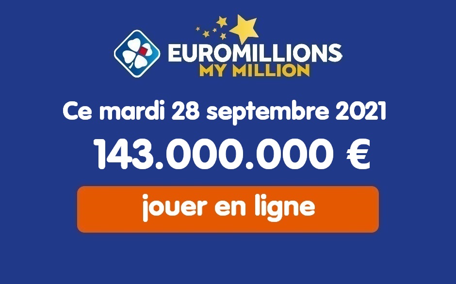 Euromillions My Million Draw On Tuesday 28 September 2021 Play Online Archyworldys