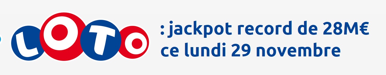 new record jackpot of 28 million euros on November 29