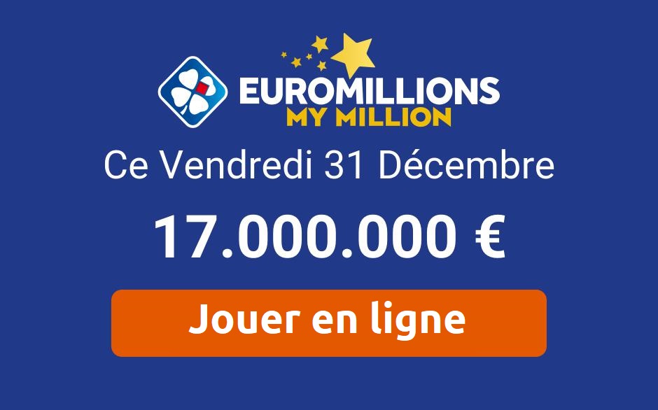 Résultat Euromillions My Million Du Vendredi 31 Décembre 2021 : Tirage ...