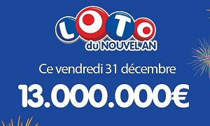 Play the Loto draw on Friday, December 31, 2021