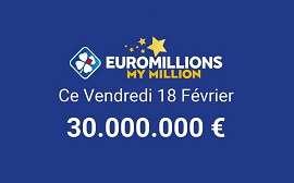 Euromillions My Million draw for Friday February 18, 2022