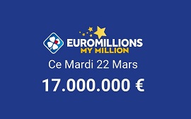 Euromillions: draw for Tuesday, March 22, 2022