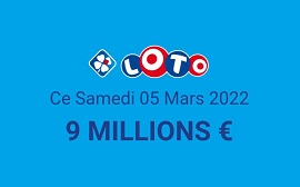 Tirage Loto FDJ du samedi 5 mars 2022