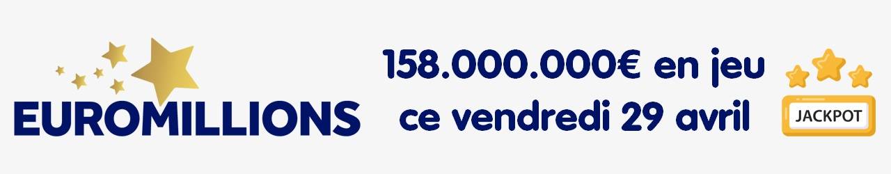 mega jackpot euromillions vendredi 29 avril 2022