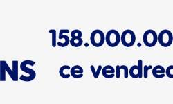 Mega Jackpot Euromillions : le jackpot s'élèvera à 158 millions d'euros le vendredi 29 avril 2022