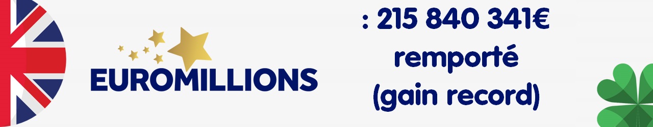 Euromillions : gagnant record au royaume-Uni pour 215,8 milliosn d'euros