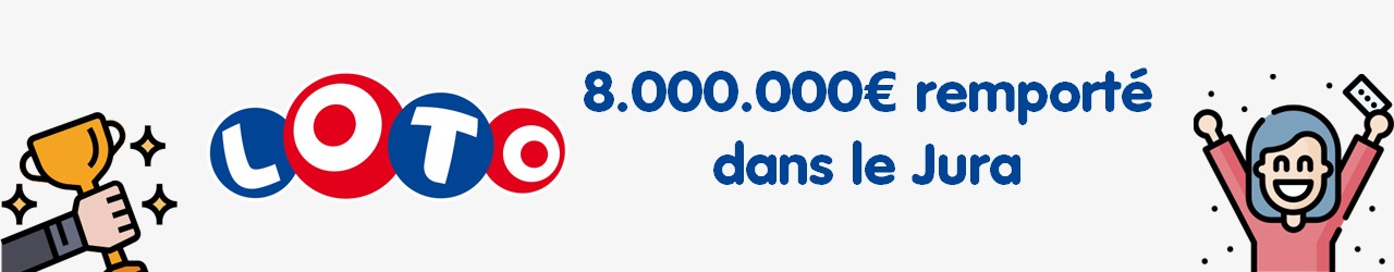 gagnant Loto dans le Jura : 8 millions d'euros remportés