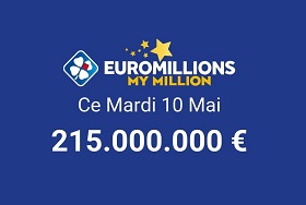 Tirage Euromillions du mardi 10 mai 2022