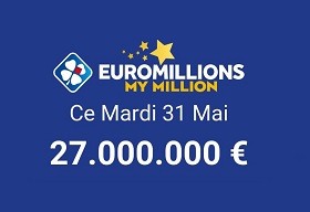 Euro Million-trekkingen voor dinsdag 31 mei 2022