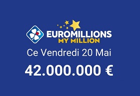 Euromillions draw for Friday 20 May 2022