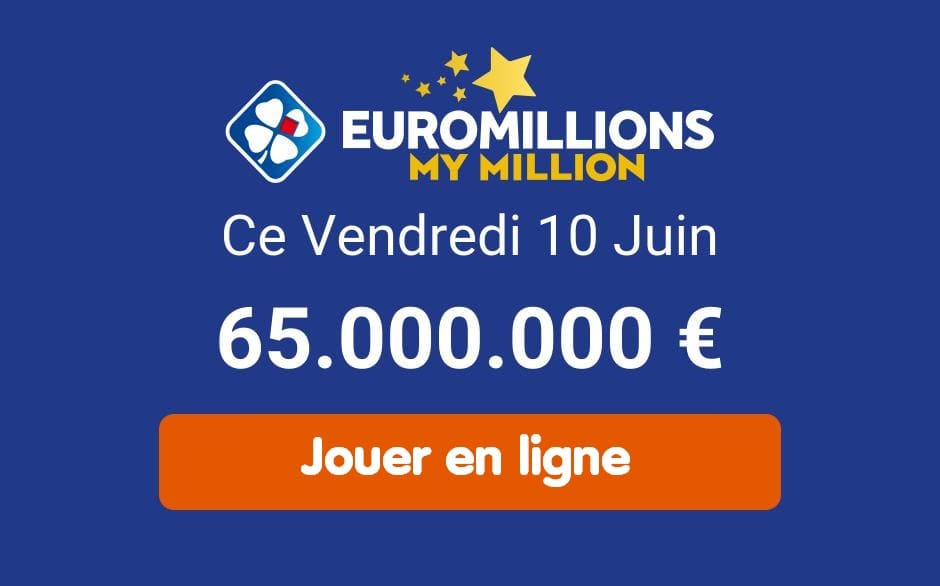 Euromillions My Million draw for Friday June 10, 2022: play online