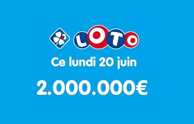 Tirage Loto FDJ du lundi 20 juin 2022