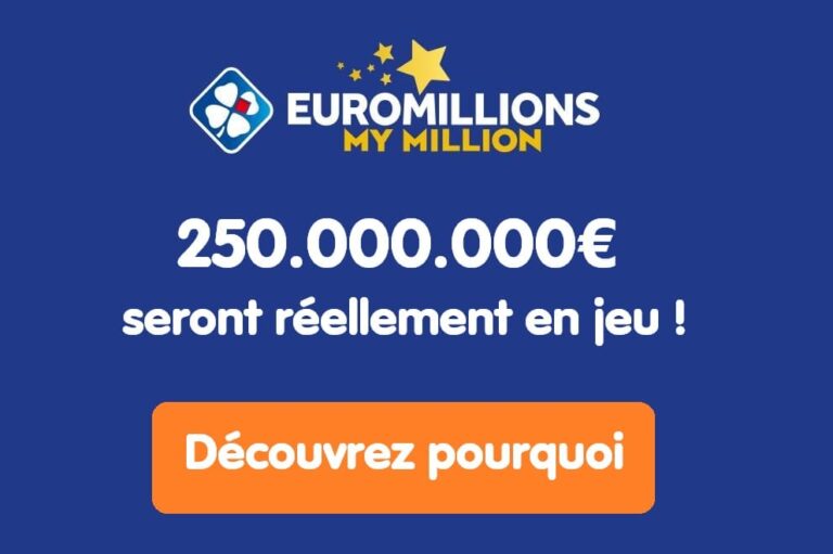 Euromillions : pourquoi se sont 250 millions d’euros qui seront à gagner ce soir ?