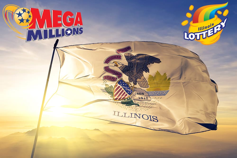 a single winning ticket for a huge winner in Illinois (.28 billion)