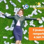 Euromillions : toujours pas de gagnant des 230 millions d’euros mais 5 joueurs remportent 4.569.745€ au tirage