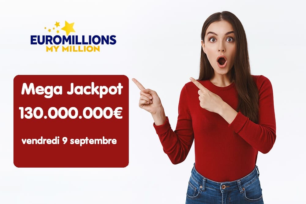 prize revenue of 130 million euros scheduled for Friday 9 September 2022