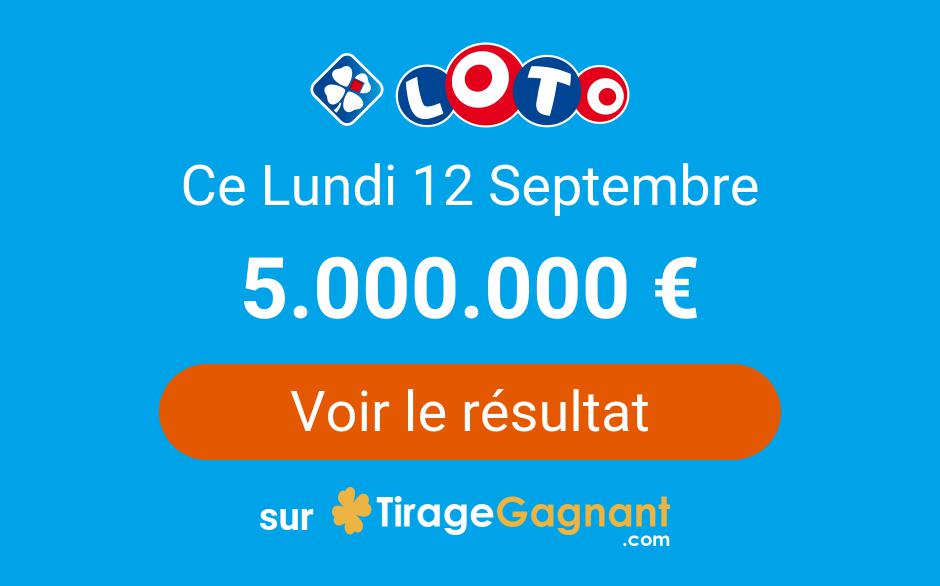 Résultat Loto FDJ Ce Lundi 12 Septembre 2022 : 4e Tirage Du Patrimoine ...