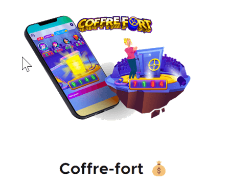 Coffre fort : appli Wizz