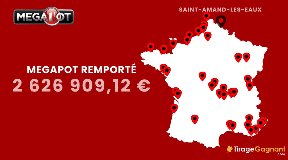Pasino Saint-Amand-les-Eaux- : 2,6 millions d'euros remporté