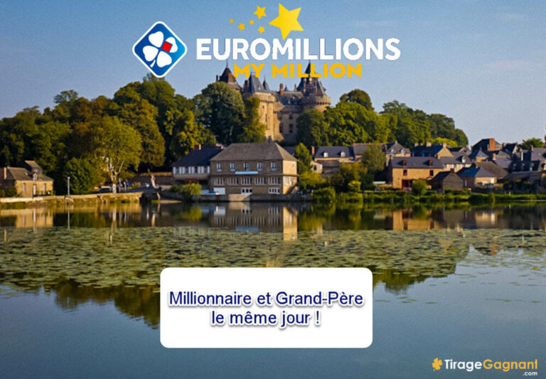 EuroMillions My Million : un gagnant breton devient millionnaire et grand-père le même jour à Combourg (35)