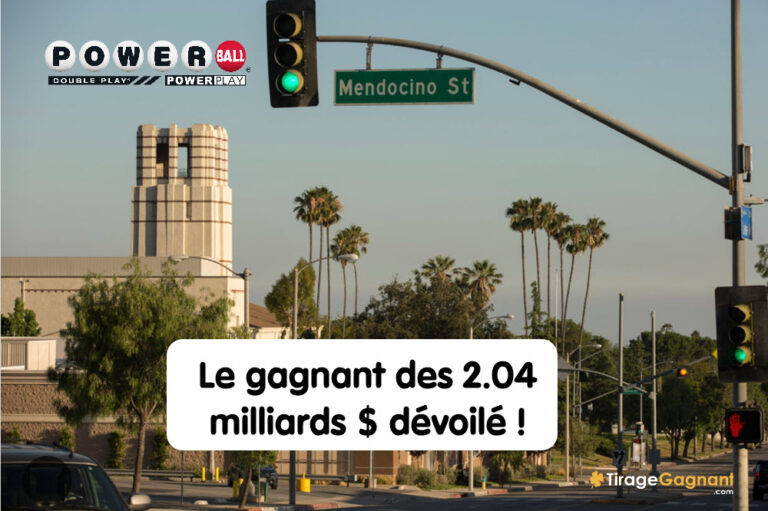 Powerball américain : le gagnant record des 2 milliards fait un gros don aux écoles de Californie