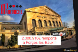 Casino : un couple remporte le MegaPot Partouche de 2,3 millions d’euros au casino de Forges-les-eaux !