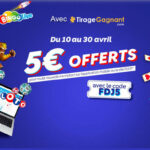 Offre de bienvenue FDJ : 5€ offert du 10 au 30 avril 2023 grâce à un code promo exclusif !