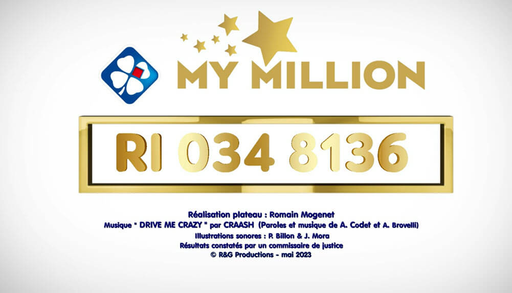 Code My Million tiré au sort au tirage du vendredi 12 mai 2023