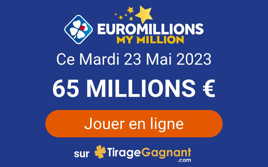 “Euromillions Draw: 65 Million Euro Jackpot on Offer for May 23, 2023”