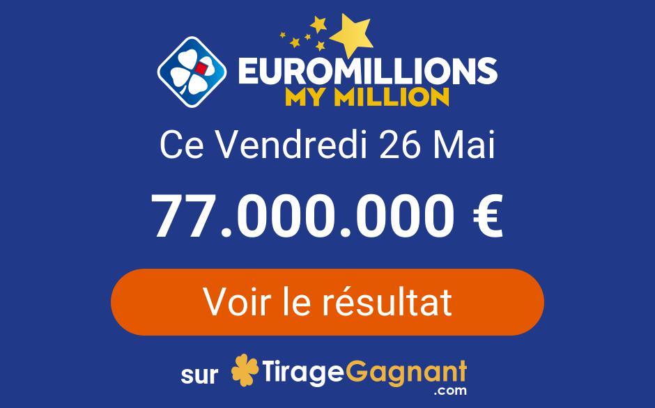 "New Euromillions draw offers 77 million euro jackpot, with no recent