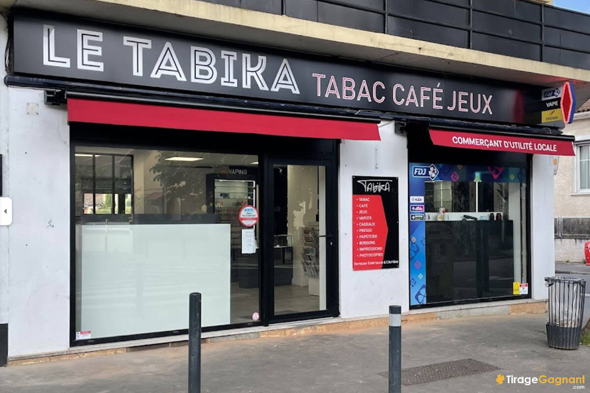 Le tabac/presse de Tabika à Toulouse où la grille gagnante Euromillions a été cochée.