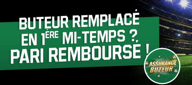 Buteur remplacé, pari remboursé