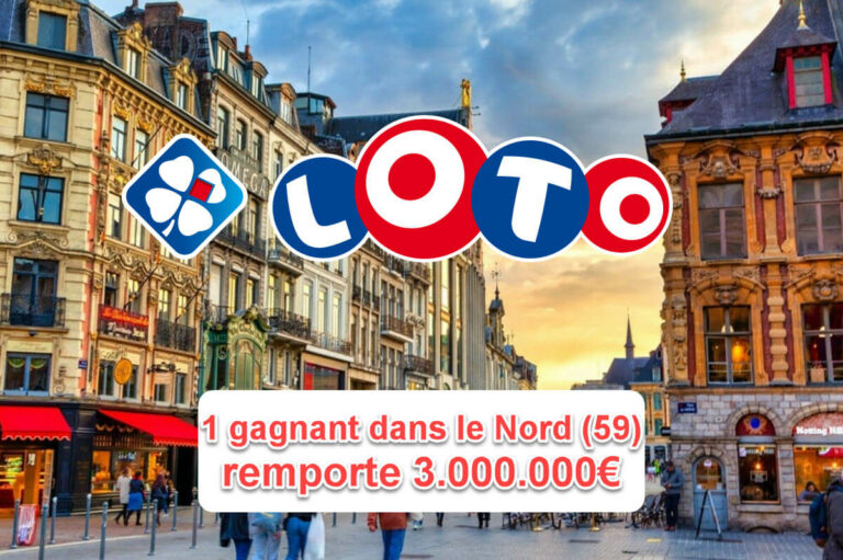 Loto : jackpot de 3 millions d’euros remporté dans le Nord, un premier gagnant nordiste en 2023