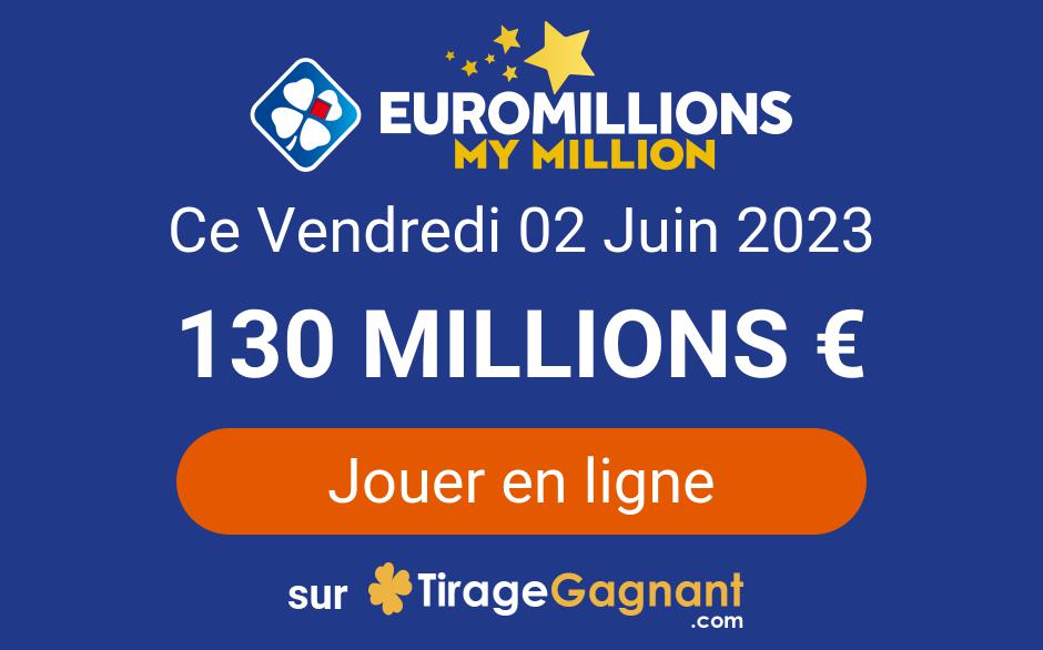 Play for a Chance at 130 Million Euros: Second Euromillions Super Jackpot Draw on June 2, 2023