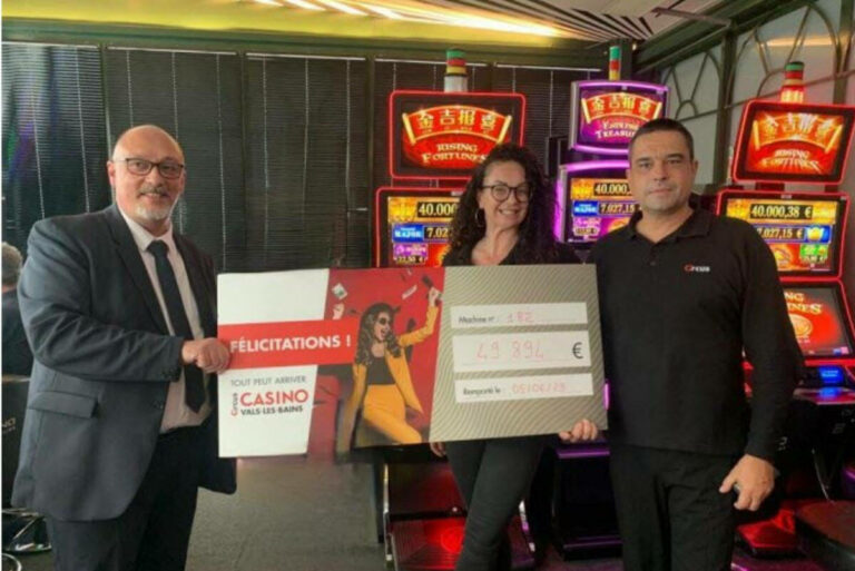Le Big Bang des machines à sous au Casino de Vals-les-Bains, 50 000€ remporté !