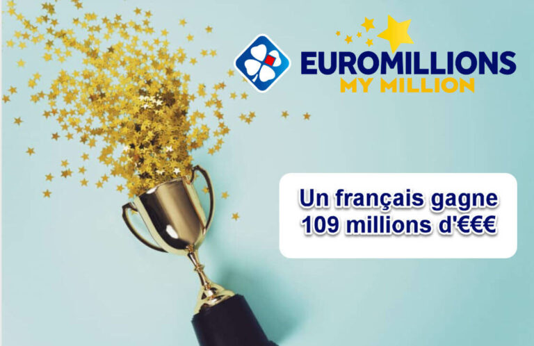 Euromillions : un Français remporte le jackpot de 109 millions d'euros, un  record cette année