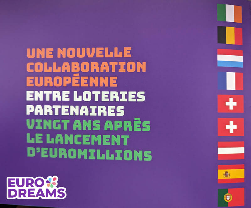 La communauté des 8 pays et des 9 loteries membres de l'EuroDreams