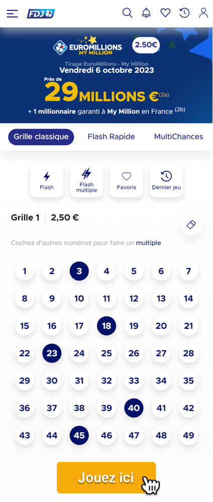 Résultat Euromillions du vendredi 6 octobre 2023 : 1 gagnant remporte