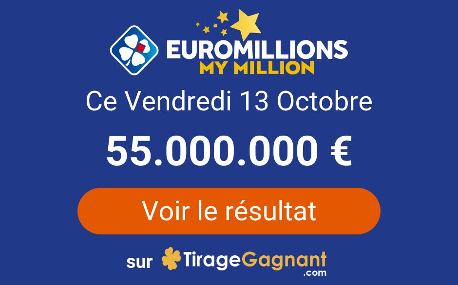 Résultat Euromillions Du Vendredi 13 Octobre 2023 : Un Joueur Anglais ...