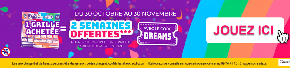 Jouer une grille pour le tirage EuroDreams