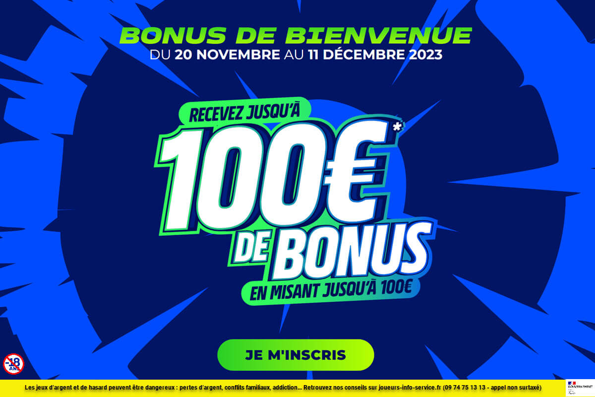 Code promo Parions Sport : 100€ de bonus offerts | Décembre 2023